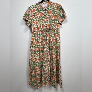 Victoria Dunn Flutter style maxi, NWT, size large